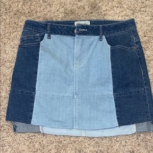 jean skirt